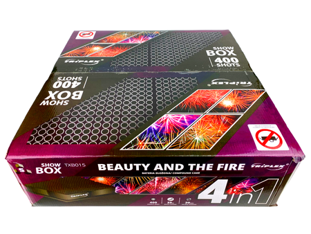 POKAZ FAJERWERKÓW BEAUTY AND THE FIRE 400S - TXB015 - Triplex