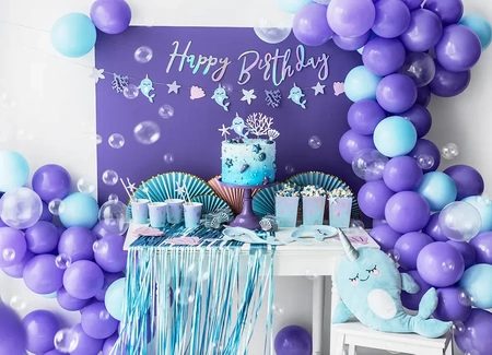 Balony lateksowe 30 cm Pastel Light Blue (JASNOBŁĘKITNY) 50 szt.