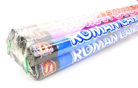 Rzymskie ognie ROMAN CANDLE L, 22 strzały,6 sztuk - SRPYRO 