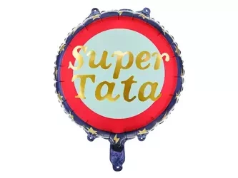 Balon Foliowy, Super Tata, 45 cm