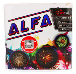 BATERIA ALFA - 25 strzałów 20mm PIROMAX
