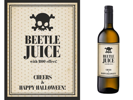 Etykiety na alkohol, Beetle Jiuce - 10 sztuk