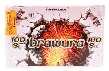 Bateria BRAWURA, 100 strzałów, 20mm - Triplex