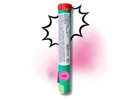 MINA DYMNA Z LONTEM - HUKOWA - RÓŻOWA - XF3001-11 - Triplex - 30MM