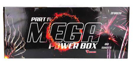 Bateria MEGA POWER BOX Part 4, 80 strzałów, 30mm - Surex