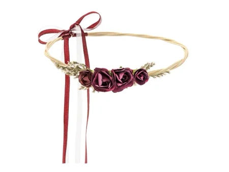 Wianek - Bordo - 18cm