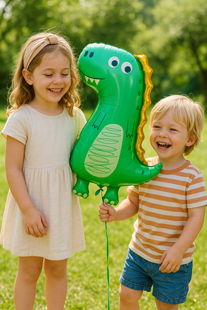 Balon Foliowy Dinozaur Kreskówkowy - 67 x 86.2 cm