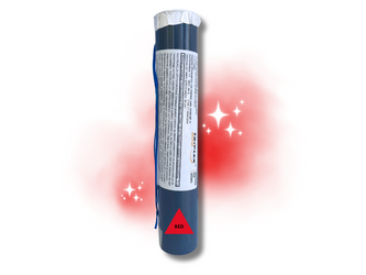 MINA DYMNA Z ZAPALNIKIEM - BLINK - CZERWONA - 40mm