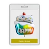 50 x Balon foliowy - Ciastko - Happy - 58.9 x 87.6cm - Purka