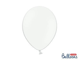 Balony lateksowe 30cm, Białe - 10 sztuk