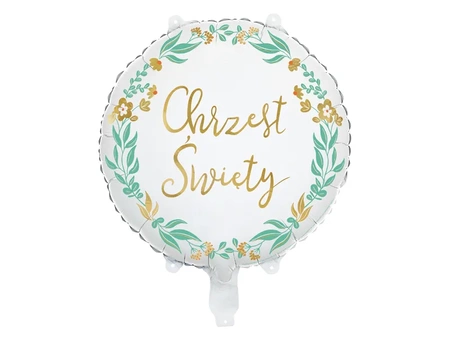 Balon foliowy ''Chrzest Święty', 45 cm