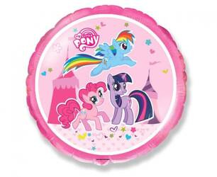 Balon foliowy, My Little Pony, 46 cm, 1 szt.