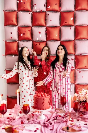 Płatki róż w woreczku - Różowe - 100 sztuk