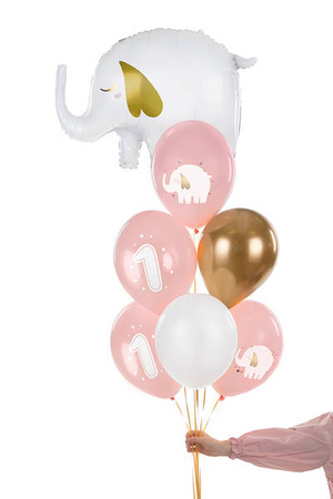  Balony 30 cm, Roczek, Pastel Pale Pink - 50 szt.