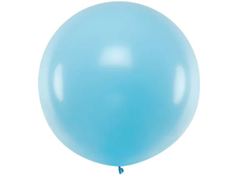 Balon okrągły 1m - Pastel Light Blue