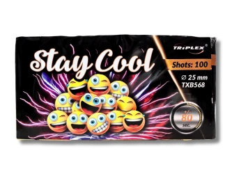 Bateria BEZ SPINY, 100 strzałów, 25mm - Triplex