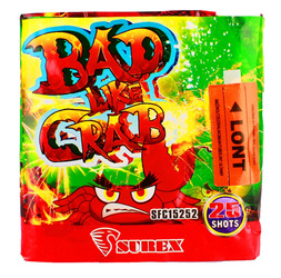 Bateria BAD LIKE CRAB, 25 strzałów, 25mm - Surex