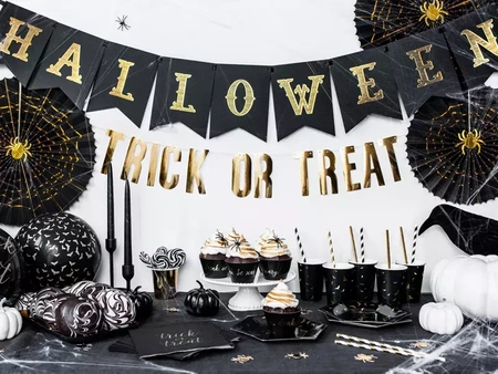Rozety dekoracyjne Trick or Treat, Halloween, 2 szt.