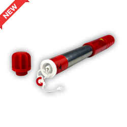 CZERWONA RACA METALOWA - ROZSUWANA - 60 sekund - HF0270-RED - MAXSEM