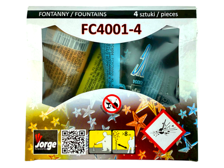 Mini fontanny, Mix efektów, 4 sztuki - Jorge