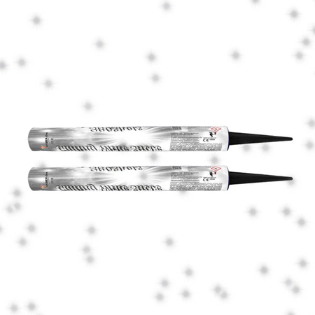 ZESTAW 2 x Gatling Shooter STROBE SILVER - 380 strzałów - 10mm - MAXSEM