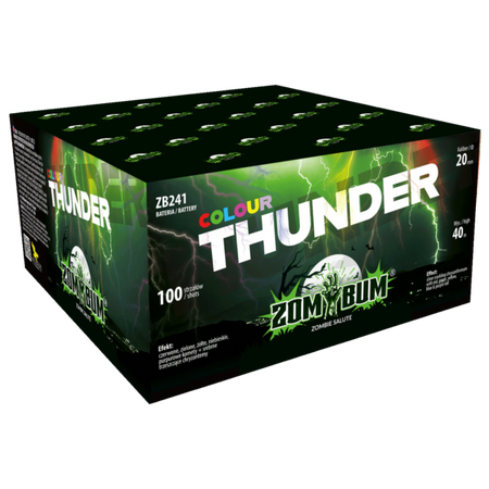 WYRZUTNIA HUKOWA THUNDER, 100 strzałów, 20 mm, ZB241, ZomBum