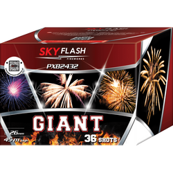 Bateria GIANT, 36 strzałów, 26mm - Piromax