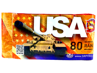 Bateria USA, 80 strzałów, 16mm - SRPYRO