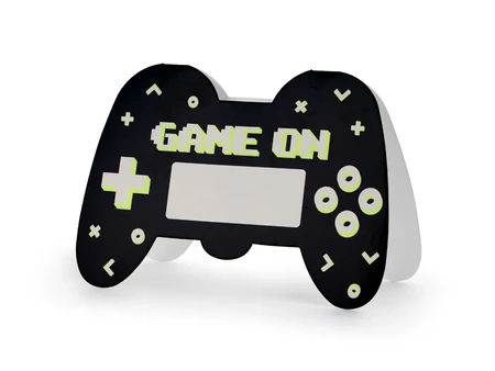 Zaproszenia papierowe - Gamepad - 6 sztuk