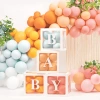 Pudełka na balony, BABY - 30 x 30 cm, 4 sztuki
