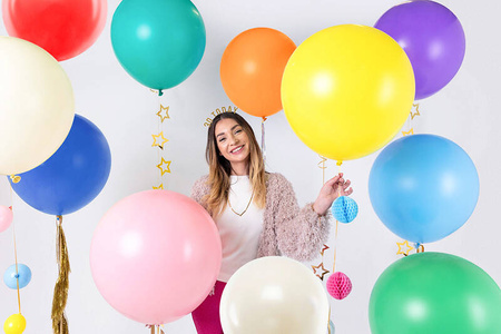 Balon lateksowy 60 cm Pastel Baby Pink (RÓŻOWY) 1 szt.