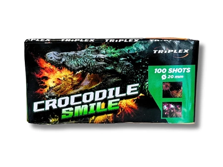 Bateria CROCODILE SMILE, 100 strzałów, 20mm - Triplex