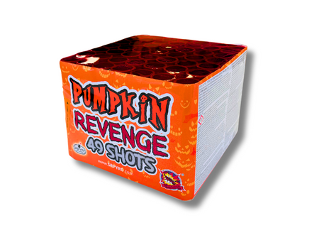 Bateria PUMPKIN REVENGE, 49 strzałów, 25 mm - Srpyro