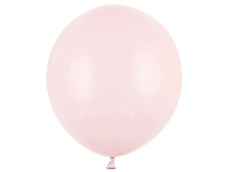 Balony lateksowe 43cm, BLADY RÓŻ, pastel, 25 szt.