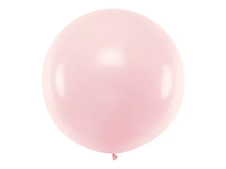 Balon okrągły 1m - Pastel Pale Pink