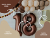 Balony lateksowe 30 cm Pastel CAPPUCCINO 50 szt.