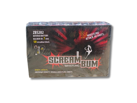 PISZCZKI WHISTLING ATTACK, SCREAM BUM, 50 strzałów, ZBS202, ZomBum