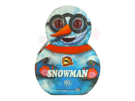 Fontanna SNOWMAN, 105 sekund - SRPYRO