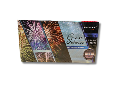 BATERIA GREAT CHOICE FOR UNIQUE MOMENTS, 68 strzałowy, 20mm - Triplex