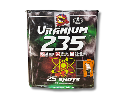 WYRZUTNIA URANIUM, 25 strzałów, 38mm, CLE4320, SRPYRO
