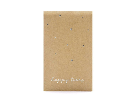 Chusteczki higieniczne, Happy Tears, Srebrny - 10 sztuk