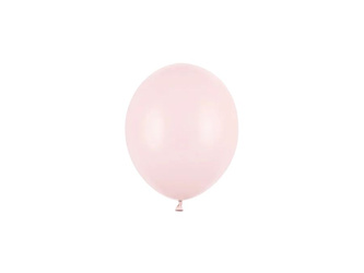 Balony lateksowe 12cm, BLADY RÓŻ, pastel, 100 szt.