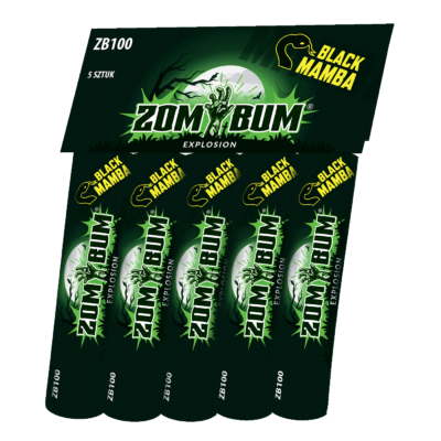 PETARDY HUKOWE BLACK MAMBA 5G, 5 szt., ZB100, ZomBum
