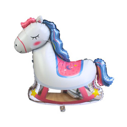 Balon Foliowy Konik na Biegunach - 83 x 84.5 cm