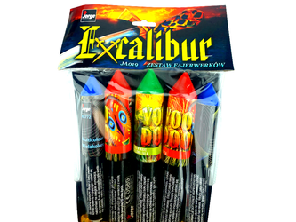Zestaw pirotechniczny EXCALIBUR, 15 elementów - Jorge