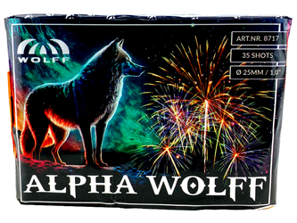 KULTOWA BATERIA Alpha Wolf, 35 strzałów, 25mm - Wolff