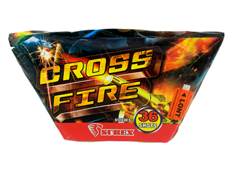 Bateria kątowa CROSS FIRE, 36 strzałów, 25mm - Surex