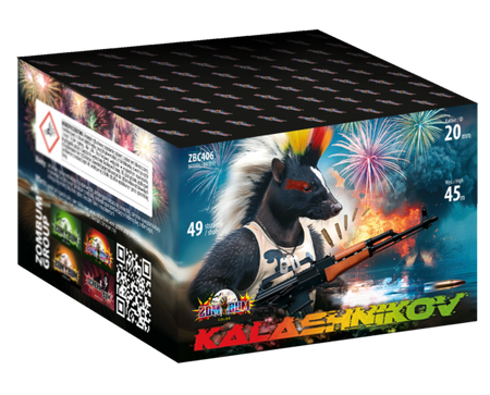 WYRZUTNIA KALASHNIKOV, 49 strzałów, 20 mm, ZBC406, ZomBum