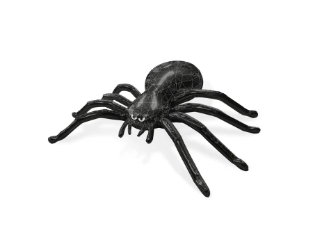 20 x Balon foliowy 3D - Pająk - Czarny - Halloween - 196x156cm - Purka