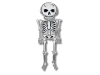 Balon Foliowy 3D Szkielet Gigant, Halloween, 271 cm
